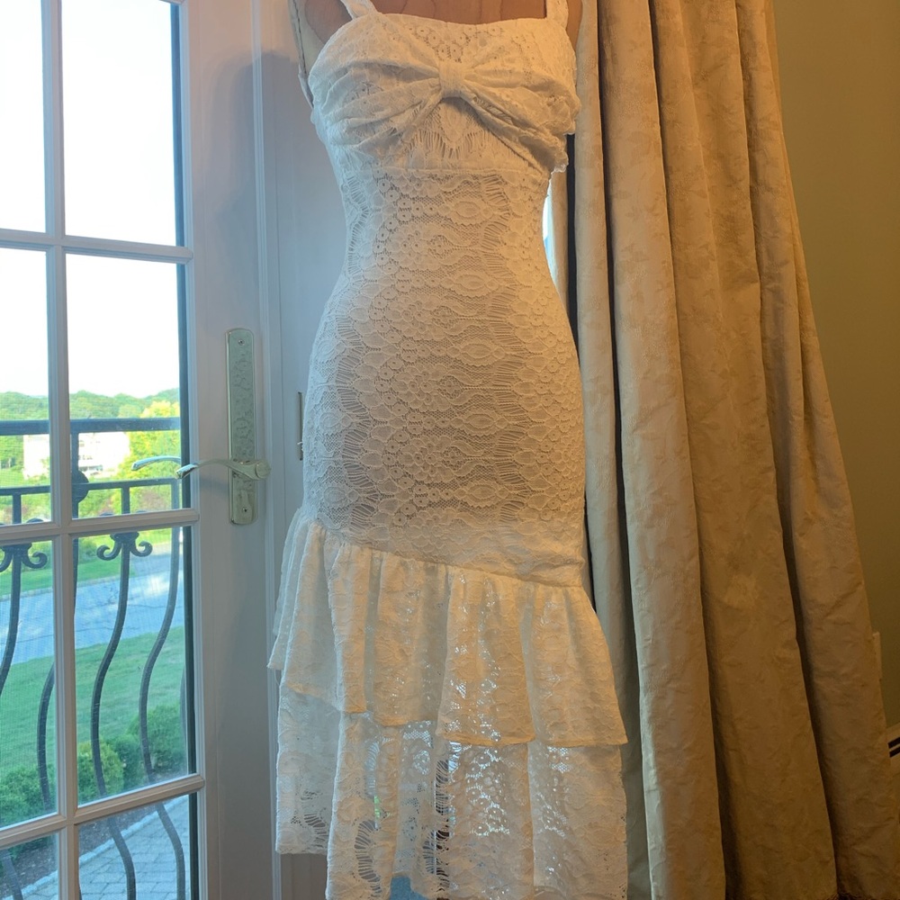 Just me white lace dress. New with tag